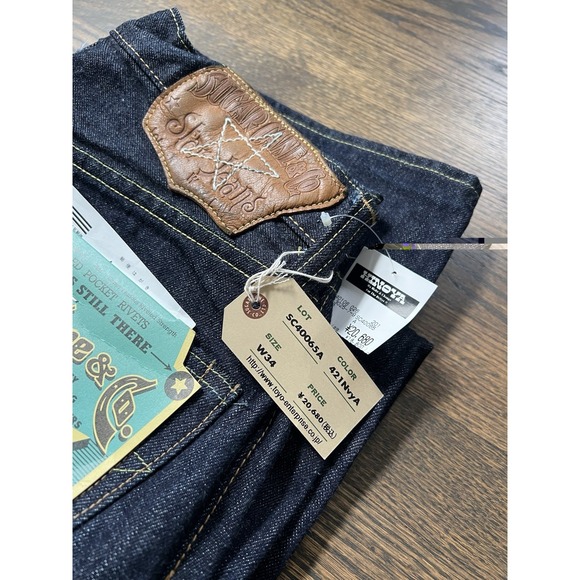 SUGAR CANE SC40065A 421A Men's Union Star Jeans One Wash Denim Pant Japan 34 - Picture 2 of 8
